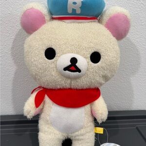 Authentic San-X Rilakkuma Kuji Sailor Hat Large Korilakkuma Plush RARE